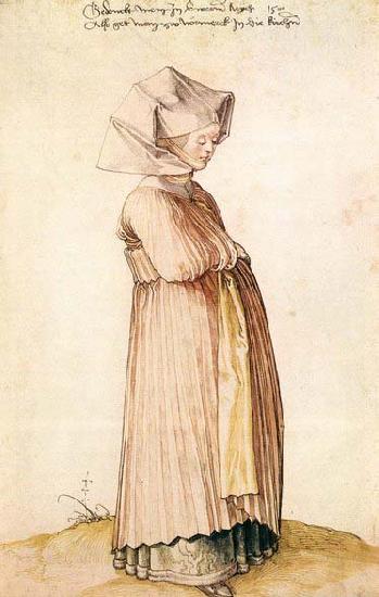 Albrecht Durer Nuremberg Woman Dressed for Church oil painting picture